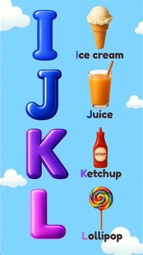 ABC Foods Song 🍕 I–P | Phonics for Kids