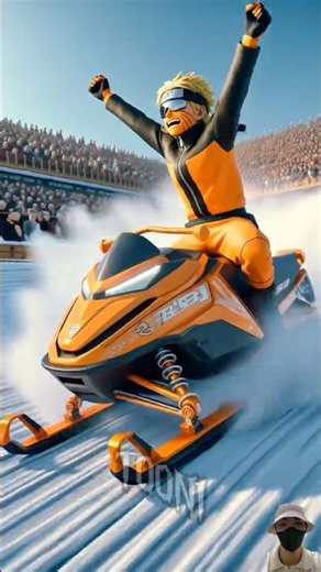 From Paper Sled to Victory: Naruto’s Epic Snow Racer Comeback.