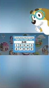 Bluey Let's Play Free Unlock Everything Using This Pattern In Bluey Lets Play Shorts Video