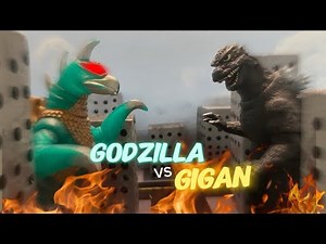 GODZILLA VS GIGAN (stop motion film)