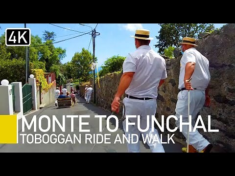 Madeira - Fly downhill in a whicker basket!!!