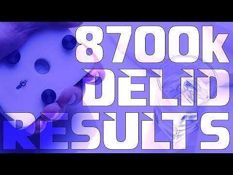 Intel 8700k Delid Results using Rockit Delid Kit