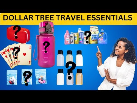 TOP 10 DOLLAR TREE TRAVEL HACKS (save you big money!)