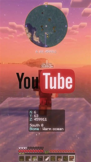 Day 40 of walking 2000 blocks everyday until I reach the world border #minecraft #day40 #goal #fyp