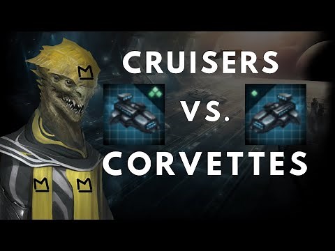 Stellaris Cruisers vs Corvettes - Are Fighters Really That Good?