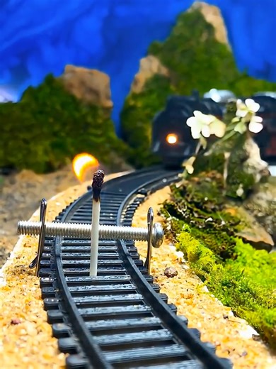 Train vs Fire: A Model Train Showdown