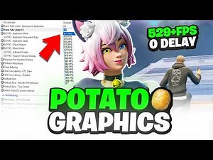 UNLOCK POTATO GRAPHICS in Fortnite for ANY GPU! 💻 (Max FPS + Ground FIX)