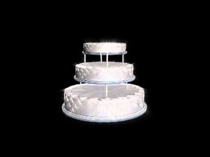 happy birthday animated cake -- Looping , Free video download