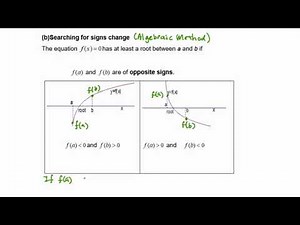 N1.1 K2 Algebraic Method [Intermediate Value Theorem]