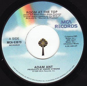 Adam Ant - Room At The Top