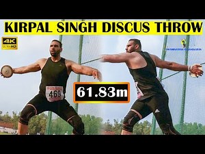 Discus throw Kirpal Singh New Record 61.83m 25th National Fed. Cup Senior Athletics Competition 2022