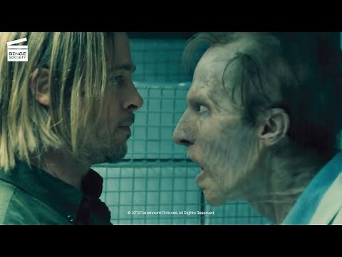 World War Z: Injecting the virus (HD CLIP)