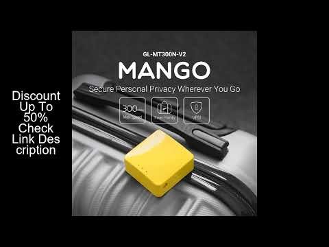 GL.iNet GL MT300N/V2 Mango Wireless Mini Portable VPN Travel Router Mobile Hotspot in Pocket WiFi Re