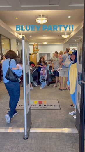 This past Tuesday the Center Library hosted their Bluey Party episode “Party in the Library”! It was a WACKADOO time for sure…check it out! | Fort Rucker MWR
