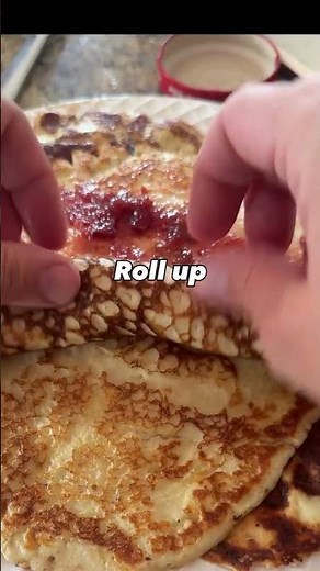 Sourdough Roll-up Pancakes