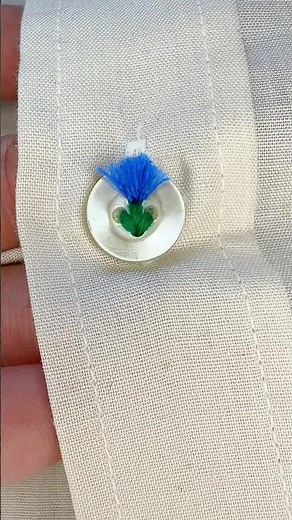 100均の刺繍糸でできる簡単アレンジ🪻🌷 #リメイク #ファッション #ハンドメイド #刺繍 #upcycling