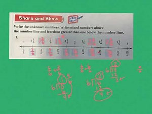 4th grade GoMath lesson 7.6 rename fractions and mixed numbers
