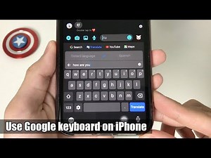 How to set the Google Translate Keyboard to the default iPhone keyboard ?