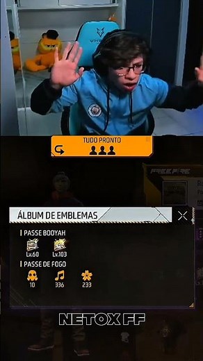 APELAPATO AVALIA A CONTA MAIS RARA do FREE FIRE!!!#freefire #shorts