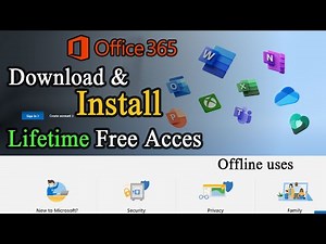 Download & Install Microsoft Office 365 for Free Lifetime | how to | offline use | ms office 2022