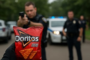High school student surrounded by police and handcuffed after AI mistakes his bag of Doritos for a gun