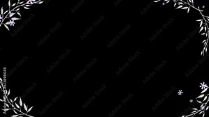 Floral corner frame featuring composition for wedding and valentines