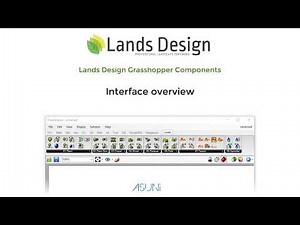 Lands Grasshopper Tutorial 1: Interface Overview