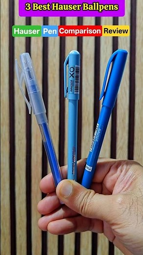 Top 3 Hauser Ballpens Review 🖊️ Hauser XO Pen Vs Hauser Aerox Pen Vs Hauser C Thru Pen Comparison