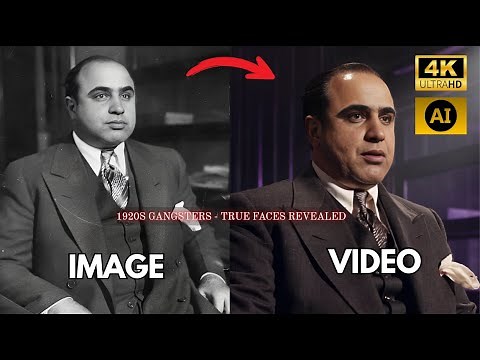 5 Most Dangerous Gangsters Brought to Life - 1920s True Faces
