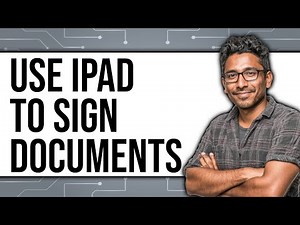 How To Use iPad To Sign Documents