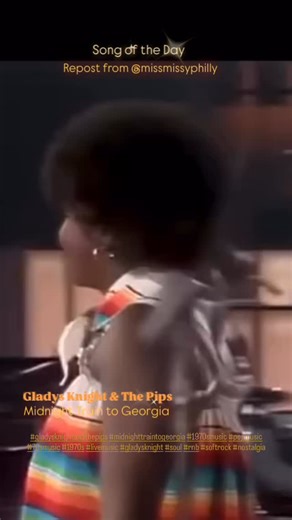 Gladys Knight & The Pips • Midnight Train to Georgia This record went to #1, and has of course become an all-time classic. Enjoy this very beautiful live performance video from November 6, 1976. “Midnight Train to Georgia” is a song most famously performed by Gladys Knight & the Pips, their second release after departing Motown Records for Buddah Records. Written by #JimWeatherly , and included on the Pips’ 1973 LP Imagination, “Midnight Train to Georgia” became the group’s first single to top t