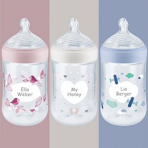 NUK Produkte selbst gestalten - vom Schnuller bis zur Babyflasche mit Namen | NUK