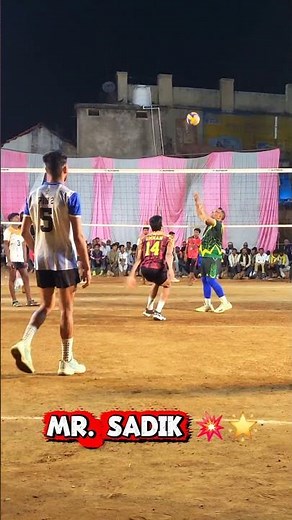 क्या attack किया h 😭💥 #volleyball#volleyballshorts #shortsfeed#saeedalam #viralreels #India #shorts