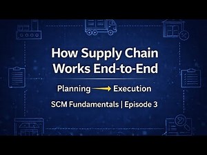 How Does Supply Chain Management Actually Work? | End-to-End SCM Explained