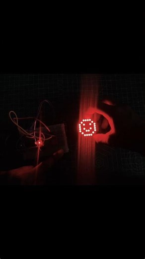 8x8 led matrix pattern for 😊☹️♥️ | Arduino with LED matrix | #shorts #youtubeshorts