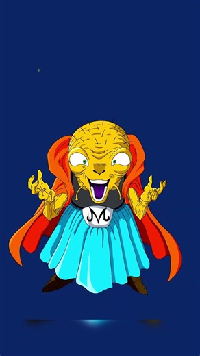 Babidi the evil alien painting #dbz #dbs #dbd #animeeart #animeartist #mangaart #trending #ytshorts