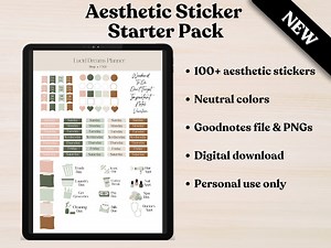 Goodnotes Functional Planner Stickers, Page Flags, iPad Planner - Etsy