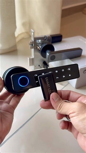 Smart Door Lock: A Simple Demonstration of the Unlocking Setup #smartdoorlock #homesecurity