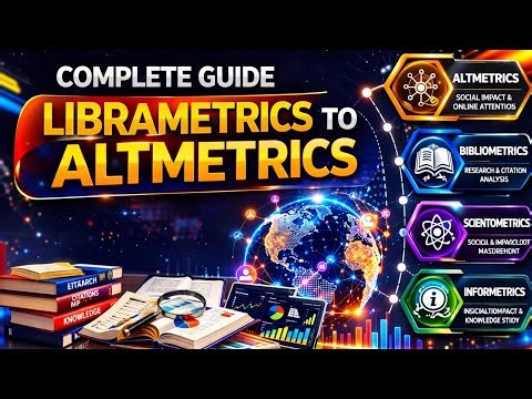 Librametry | Bibliometrics | Scientometrics | Informetrics & Webometrics, Altmetrics Explained