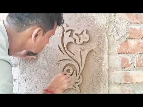 3D Wall Design |Amazing Plaster Design Step by Step |