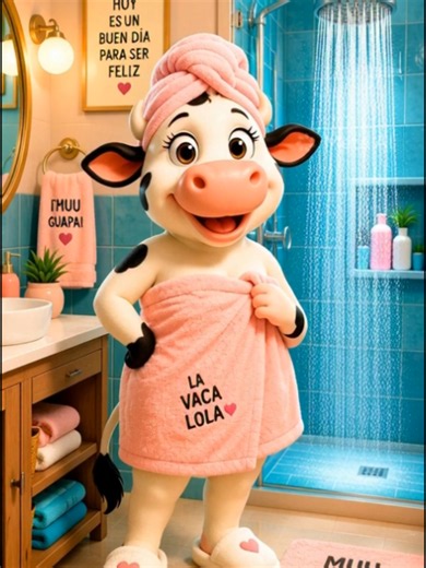 🐮Videos Infantiles🌈 La vaca lola se sepilla los dientes. #cow #infantil #niños #baby #granja