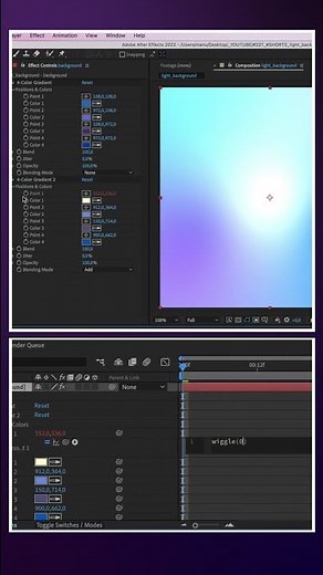 Shiny Animated Background | After Effects Tutorial