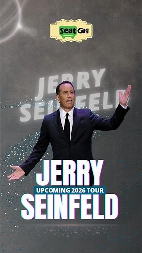 Jerry Seinfeld Tour 2026 - #jerryseinfeld #jerryseinfeldtour2026