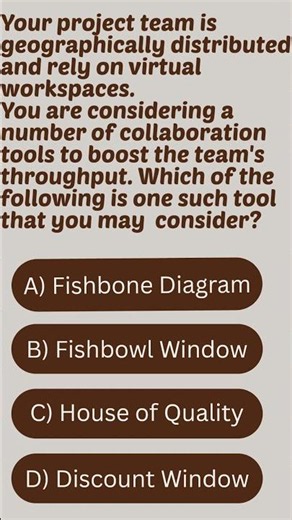 PMP Exam Question — Distributed Teams & Collaboration Tools | Day 1 of 100 🎯