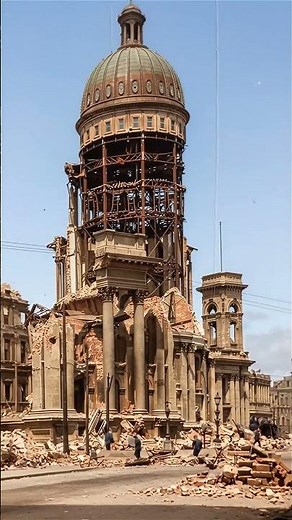 Walking Through the Ruins: San Francisco 1906 Earthquake (4K Colorized)