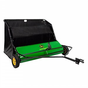 Reviews for John Deere 54 in. 31 cu. ft. Tow-Behind Lawn Sweeper with Extra-Large Capacity and DOUBLE-HELIX Brushes | Pg 1 - The Home Depot