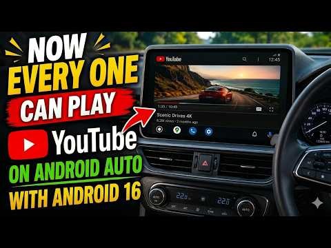 Play YouTube on Android auto with Android 16 in just 5 minutes | @torquetour