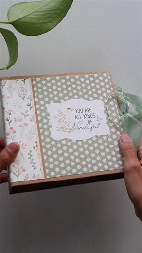 Amazing folio mini album my friend made! ( free tutorial ) #minialbum