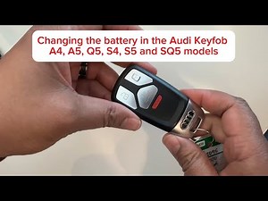 How to replace the battery of the Audi Q5 key
