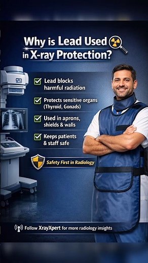 Did you know? 🤔Lead is one of the most important materials in radiology safety!